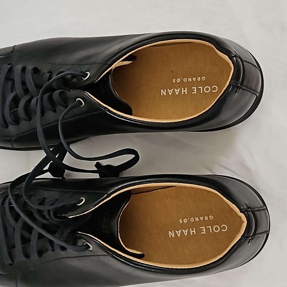 NEW Cole Haan Grand Crosscourt II Black Leather Sneaker Size 11.5 - Picture 11 of 15